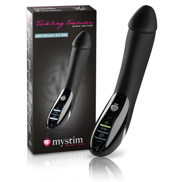 mystim Kutenantis Truman - elektrostimuliuojantis vibratorius (juodas)