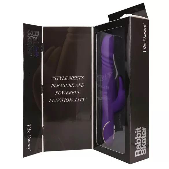 Vibe Couture - Triušio tipo stūmimo vibratorius - silikonas, violetinis