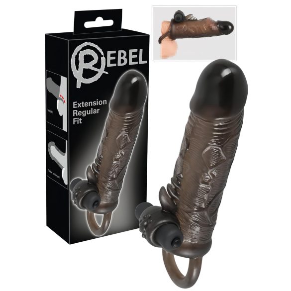 Rebel Regular - vibruojantis penio movas - 19 cm