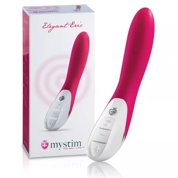 mystim Elegant Eric - dvigubas vibratorius - rožinis