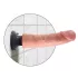 King Cock - vibratorius su siurbtuku - 23 cm - kūno spalvos