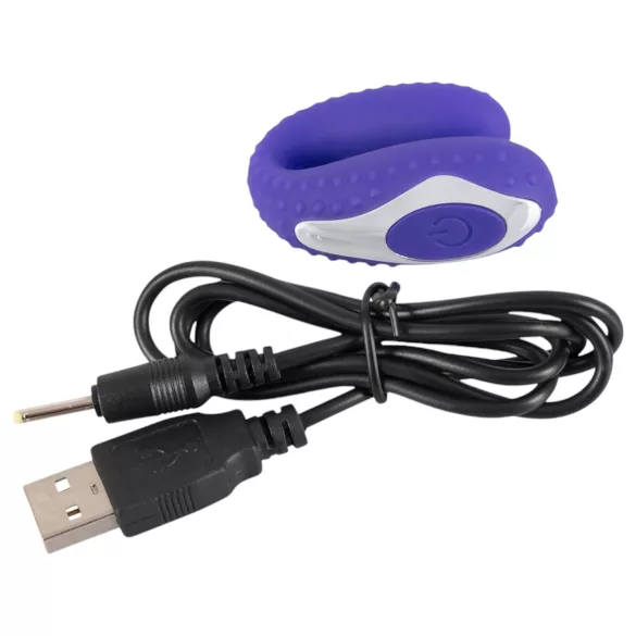 You2Toys - burnos vibratorius - įkraunamas, silikoninis, violetinis