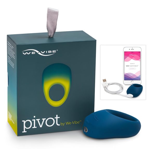 We-Vibe Pivot - įkraunamas vibracinis varpos žiedas (tamsiai mėlyna)