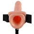 Fetish Strap-on 9 - prisitvirtinamas vibratorius - natūralios spalvos