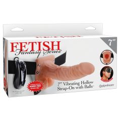 Fetish Strap-on 7 - prisegamas vibratorius (natūralus) Fetish Strap-on 7 - prisegamas vibratorius (natūralus)