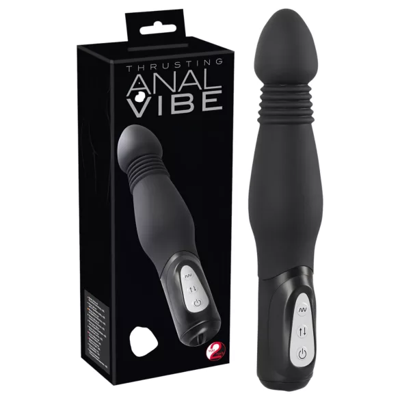 You2Toys - analinis vibratorius - stumiantis, juodas