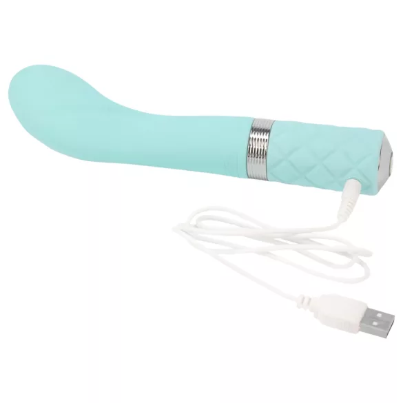 Pillow Talk Sassy - įkraunamas G taško vibratorius - turkio spalvos