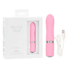   Pillow Talk Flirty - vibratorius moterims - įkraunamas - rožinis