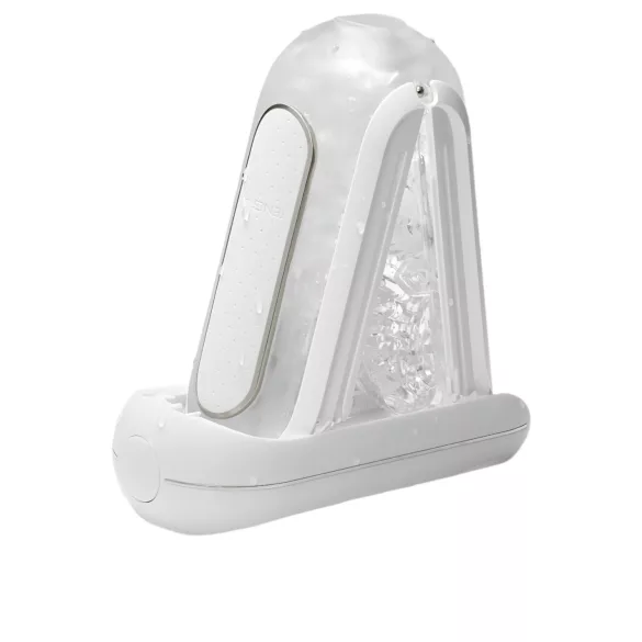 TENGA Flip Zero - vibruojantis masturbatorius - baltas