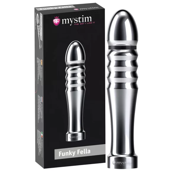 mystim Funky Fella - briaunuotas elektro dildo