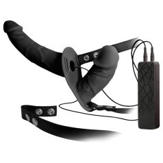 Double Thruster - segtvirtinamas dvigubas vibratorius (juodas)   Double Thruster - segtvirtinamas dvigubas vibratorius (juodas)