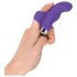 SMILE Finger – banguotas silikoninis pirštų vibratorius (violetinis)