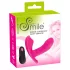 SMILE - prisegamas vibratorius moterims - belaidis, įkraunamas, rožinis