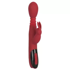   You2Toys Massager - stumiantis‑sukantis, šildantis G taško vibratorius (raudonas)
