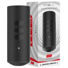   Kiiroo Titan Experience - įkraunama interaktyvi mastubacija (juoda)