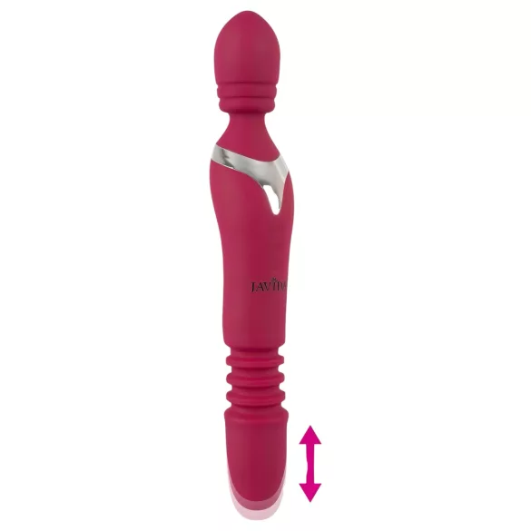 „Javida Thrusting“ - 3 in 1 masažuojantis vibratorius (raudonas)