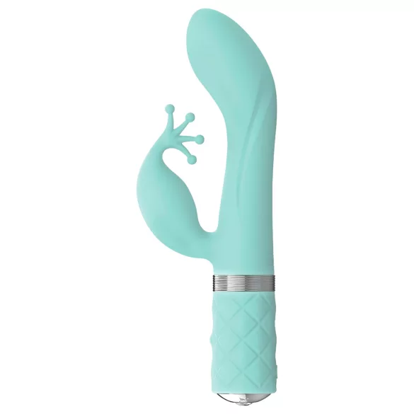 Pillow Talk Kinky - įkraunamas, 2 varikliukų G taško vibratorius (turkio spalvos)