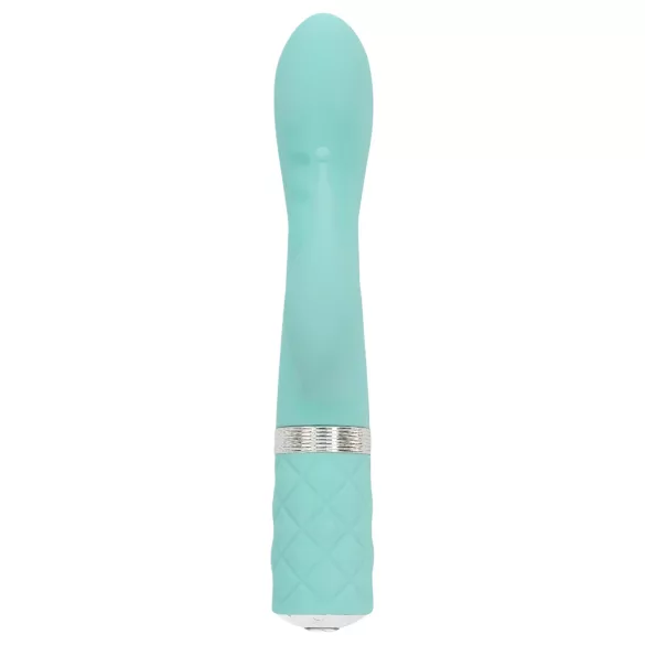 Pillow Talk Kinky - įkraunamas, 2 varikliukų G taško vibratorius (turkio spalvos)
