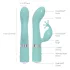 Pillow Talk Kinky - įkraunamas, 2 varikliukų G taško vibratorius (turkio spalvos)