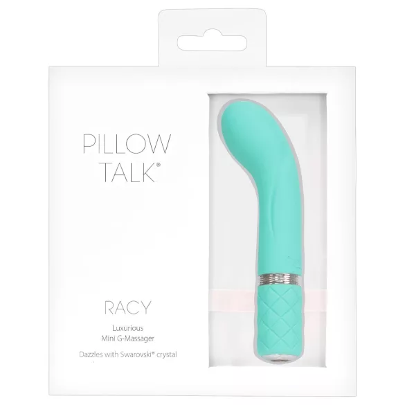 Pillow Talk Racy - G taško vibratorius - siauras, įkraunamas - turkio spalvos