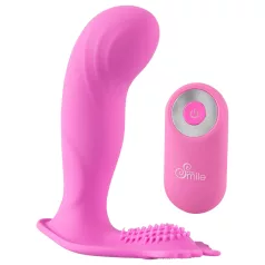   SMILE G-Spot Panty - dėvimas, akumuliatorinis radijinis vibratorius (rožinis)