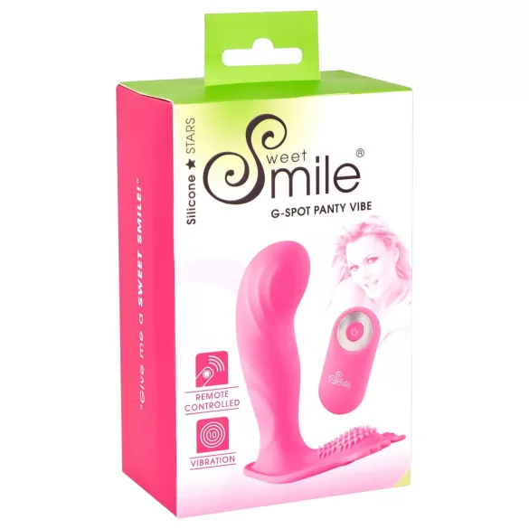 SMILE - G taško vibruojančios kelnaitės - belaidis, įkraunamas, rožinės