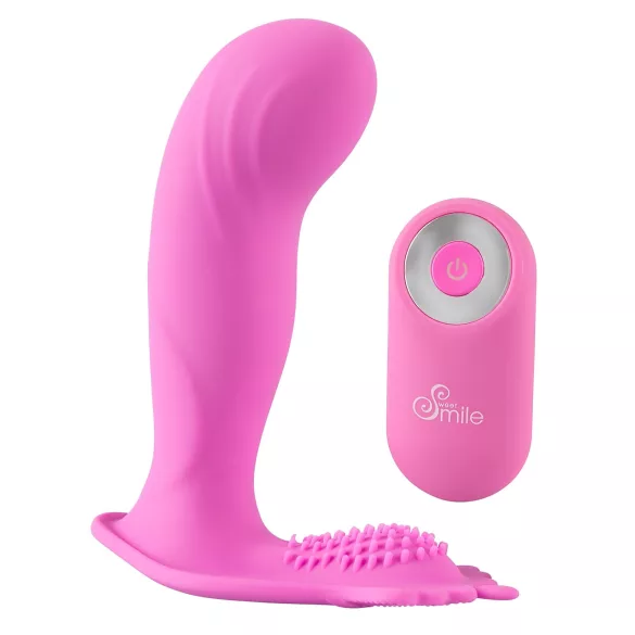 SMILE - G taško vibruojančios kelnaitės - belaidis, įkraunamas, rožinės