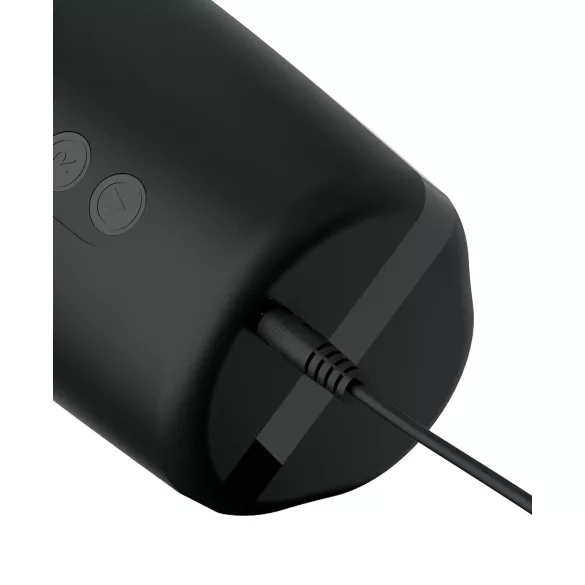 PDX Elite Moto Bator 2 - masturbatorius vyrams - siurbimas, judantis - juodas