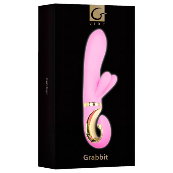 G-Vibe GRabbit - G taško vibratorius su 3 varikliais, įkraunamas, rožinis