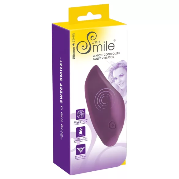 SMILE - klitorio vibratorius kelnaitėms - įkraunamas - violetinis