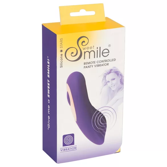 SMILE - kelnaitės su vibruojančiu klitorio stimuliatoriumi - įkraunamas