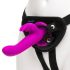 Happyrabbit - prisegamas dildo su vibracija - zuikutis - violetinis