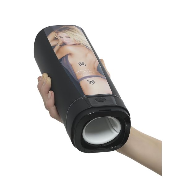 Kiiroo Onyx+ Jessica Drake - interaktyvus masturbatorius - juodas