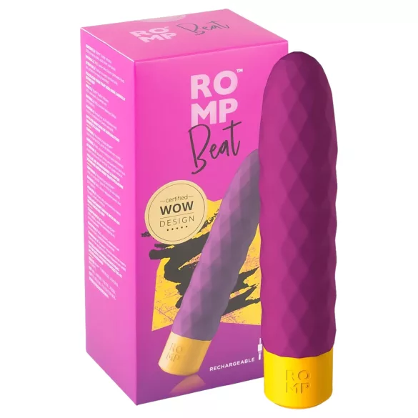 ROMP Beat - vibratorius moterims - atsparus vandeniui - įkraunamas - violetinis