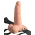 Pipedream - Fetish Strap-On 6 - prisegamas, tuščiaviduris vibratorius (kūno spalvos)