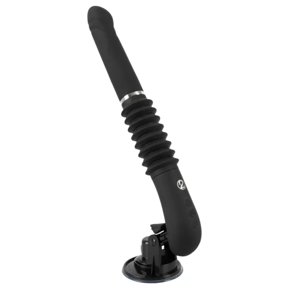 You2Toys - automatinis stūmoklinis vibratorius - juodas, įkraunamas