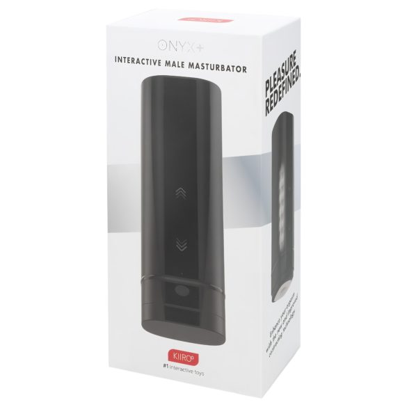 Kiiroo Onyx+ - interaktyvus masturbatorius (juodas)