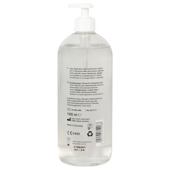 Just Glide - vandens pagrindo lubrikantas - 1000 ml