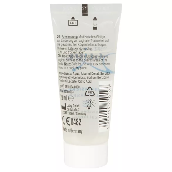 Just Glide - vandens pagrindo lubrikantas - 20 ml