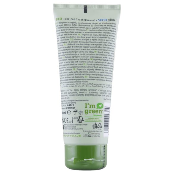 HOT Bio Super - vandens pagrindo veganinis lubrikantas - 100ml