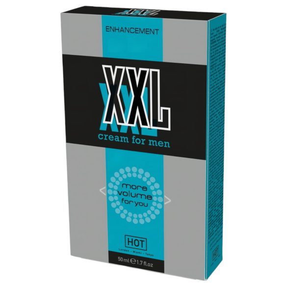 HOT XXL Volume - kremas vyrams ilgesniam erekcijos laikui - 50ml
