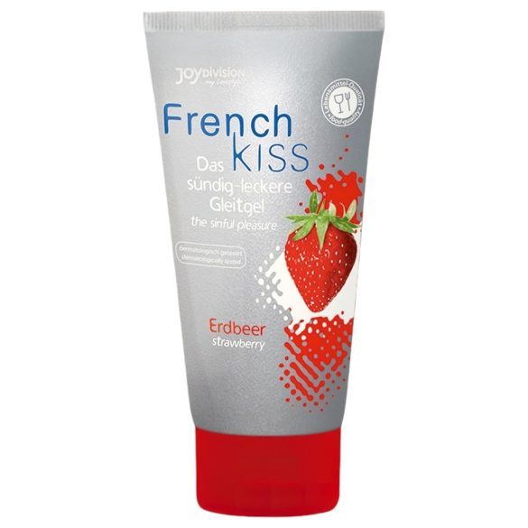 JoyDivision French Kiss lubrikantas - braškė (75ml)