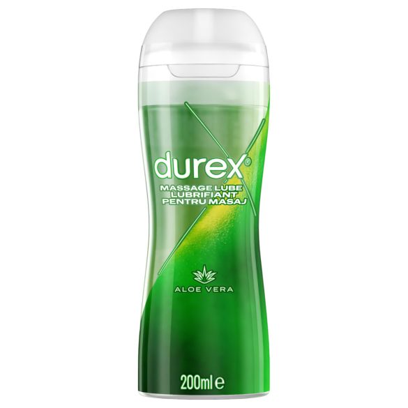 Durex - masažo aliejus ir lubrikantas - alavijas - 200 ml