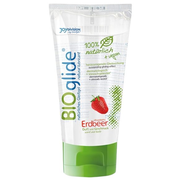 BIOglide vandens pagr. lubrikantas - braškė (80ml)