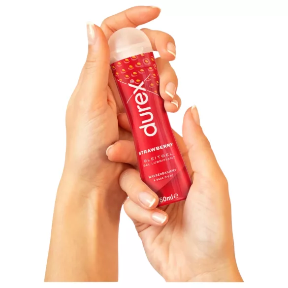 Durex - lubrikantas su braškių skoniu - 50 ml