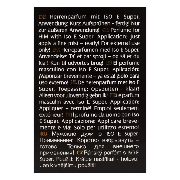 P6 Iso E Super - feromoninis kvepalai - vyriškas kvapas - 30ml