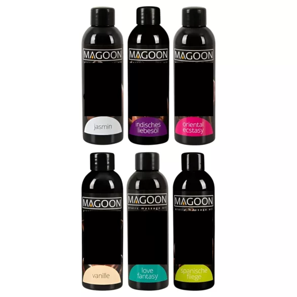Magoon - masažo aliejų rinkinys - 6 vnt x 100 ml