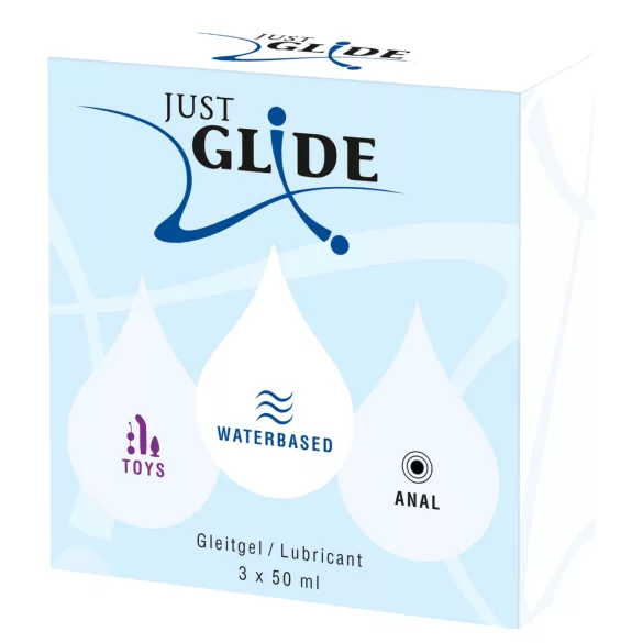 Just Glide - lubrikantų rinkinys - 3x50ml