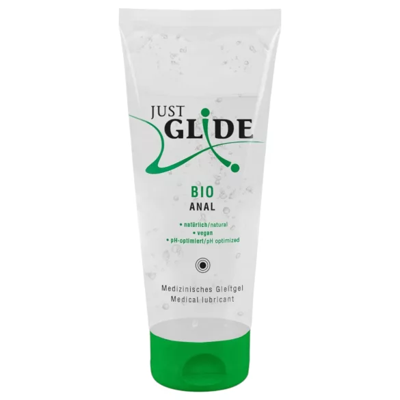 Just Glide Bio Anal - vandens pagrindo veganiškas lubrikantas - 200 ml