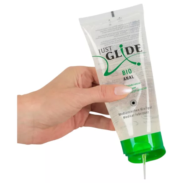 Just Glide Bio Anal - vandens pagrindo veganiškas lubrikantas - 200 ml